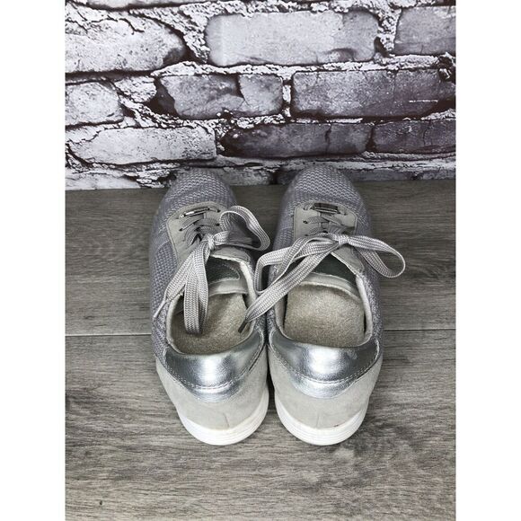 Ara Light Gray Knit Fabric Lace Up Casual Sneakers Women Sz 9.5M US/40EU/7UK - Picture 12 of 16